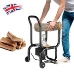 Electric Wood Splitter Firewood Splitter 2200W 7 Ton Splitting Force Portable UK