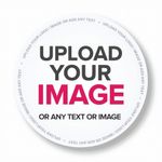 Personalised Round Printed Stickers – Custom Business Logo Labels - Paper Vinyl