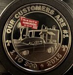 Great In-N-Out Burger 300th Store Opening Coin / token Anaheim California