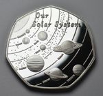 OUR SOLAR SYSTEM .999 Silver Commemorative. Space/Planets/Stars Earth/Moon/Sun