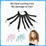 Hair Curler Octopus Curling Hair Band Sleep No-Heat Sponge Iron Heatless Curl UK