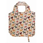Packable Shopping Bag Ulster Weavers Hound Dog 100% Polyester Natural
