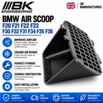 BMW F20 F21 F22 F23 F30 F31 F32 F34 F35 F36 Air Scoop Intake Duct Black