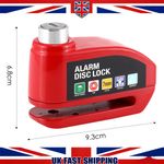Alarm Motorbike Disc Lock Brake Scooter Motorcycle disclock Alarm disc lock