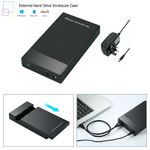 USB 3.0 2.5" 3.5" External SATA HDD SSD Hard Disk Drive Enclosure Caddy Case Box