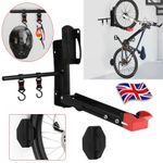 Bike Wall Mount Swivel Rotating Rack Garage Hook MTB Road Electric Bike Storage