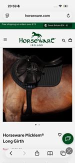 Horseware Ireland Micklem Leather Long Girth Brown 130 cm MPN GSM0O1