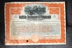 1921 American railway company bond, Buffalo, Rochester & Pittsburgh Railway Co.