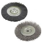 Garden Gear Weed Sweeper Spare Brushes For G0518 1 Nylon & 1 Steel Wire Brush