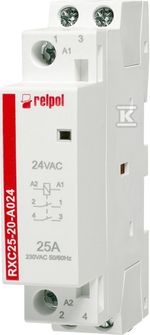 Installation Contactor 2NO 25A 24 VAC RXC25-20-A024 2617017