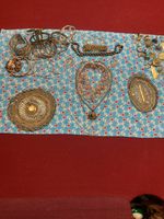2 LB UNSEARCHED & UNSORTED Metal Gold & Silver Tone Jewelry Lot TREASURE HUNT