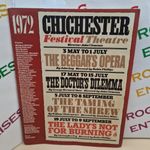 1972 Chichester Festival Theatre Summer Season Programme Good Condition