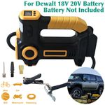 Cordless Air Compressor Digital Tyre Inflator Pump Tool For Dewalt 18V Battery