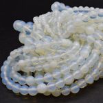 Opalite Moonstone Round Beads - 4, 6, 8, 10, 12mm, 14", for Jewellery Making