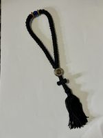 50 knot Greek Russian Orthodox Athonite Prayer Rope Komboskini chotki with tail