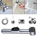 Black Shower Bidet Handheld Bidet Spray Kit Sprayer Bathroom Shower Spray