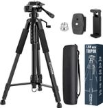 CIGMAN 1.5m Aluminum Laser Level Tripod with Spirit Level, with 5/8"-11 Male (FW