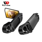 WEST BIKING 360° Rotate Foldable Bar End Bike Bicycle Rearview Mirror A Pair
