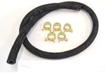 Cotton Braided Fuel Hose Rubber Pipe Vacuum Line Unleaded Petrol Diesel Oil E10