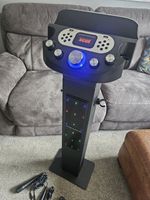 Easy Karaoke Smart Bluetooth Professional Karaoke System + 4 Wired Microphones