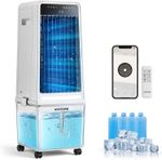 Evaporative Air Cooler 14L Portable 3in1 Tower Fan Humidifier Remote App Timer
