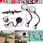MTB Bike Flexible Rearview Mirror Bicycle Handlebar Convex Rear View Mirror