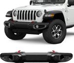 Front Bumper Fits for Jeep Wrangler JL 2018-2025 and Fit for Gladiator JT 2020-2
