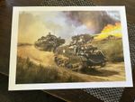 A3 Gloss Prints Bren Carrier, Daimler Dingo WW2
