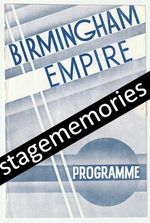 1937 Birmingham Empire Variety theatre programme Magic Magician Jack Doyle boxer