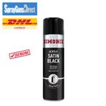 Simoniz Satin Black Acrylic Car Spray Paint Aerosol Smooth Finish 500ml
