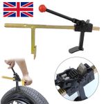 410mm Steel Tire Changer - Manual Bead Breaker for Home Garage Use