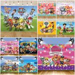 Dogs Print Backdrop Kids Birthday Party Photo Background Photography Backdrop UK