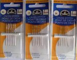 Pack of 6 DMC Cross Stitch Needles Numbers 22, 24, or 26