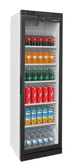 GLASS DOOR COOLER DRINKS DISPLAY FRIDGE SPG385 FREE n FAST DELIVERY £599