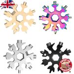 19-in-1 Snowflake Multitool – Stainless Steel Outdoor Survival Kit (UK)"