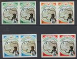 Biafra 1969 : Children - 2x Good Set VF MNH Imperf Stamps in Pairs