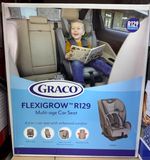 Graco FlexiGrow R129 Toddler Car Seat - Quartz Harness Highback booster Safety
