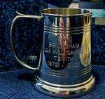 Engraved Pewter Tankard Mug Birmingham Lea Hall Garage 1970–2004