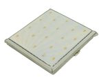 Sterling Silver White-Gold Enamel Fleur-de-Lis Cigarette Case Antique Birmingham