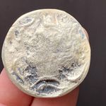 VERY RARE ANCIENT GREEK ROMAN COIN KING RIDING HORSE 440-404 BC AUTHENTIC