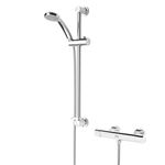 BRISTAN FRENZY REAR-FED EXPOSED CHROME THERMOSTATIC BAR MIXER SHOWER