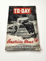 WWII 1942 America Arms To-Day Booklet Quentin Reynolds US War Production