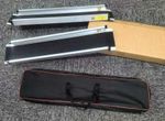 5ft Wheelchair Ramps 4-Fold Heavy Duty new with Storage Bag Telescopic Folding