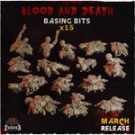 Basing decoration bits   32mm scale.  corpse piles  horror and death