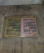 Super Rare 1956 / 57 & 58 Football Ticket Manchester United