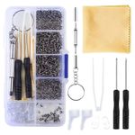 Glasses Repair Kit Spectacles Screws Nose Pads Optical Repair Tool Set UK