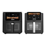  GEEPAS Vortex Digital Air Fryer LED Touchscreen Oil-Free 8-in-1