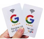 NFC Google Review Card Contactless White - Grow Sales Boost Business Reviews UK