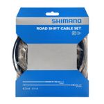Shimano Road Bike Gear Shift Cable Set, Outer & Inners - Steel Y60098501 Black