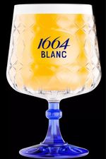 Kronenbourg 1664 Blanc Pint Glass 20oz Brand New Genuine